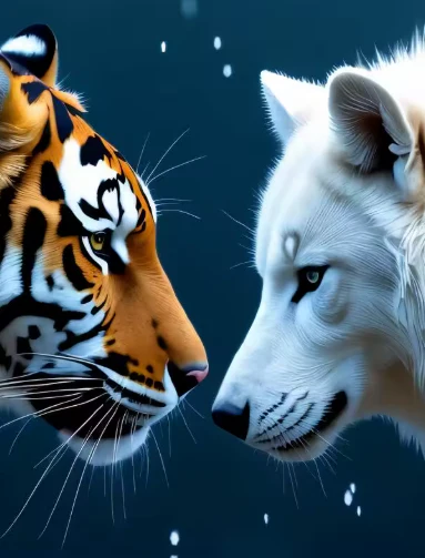 Tijger en Witte Wolf Tijger en Witte Wolf