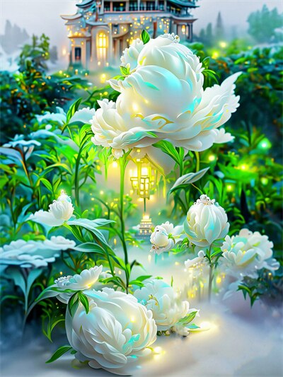 Witte Bloemen Tuin Witte Bloemen Tuin