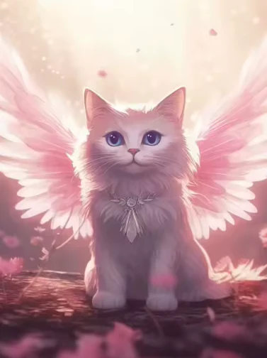 Witte Kat met Vleugels Witte Kat met Vleugels