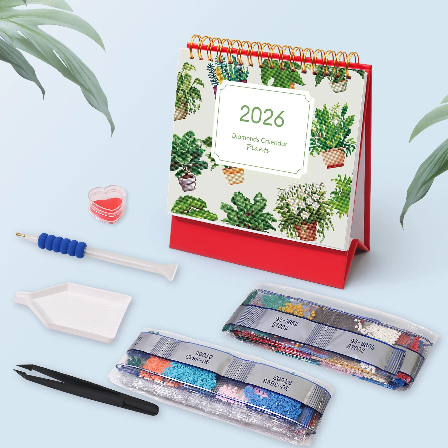 Diamond Painting Kalender 2026 – Planten