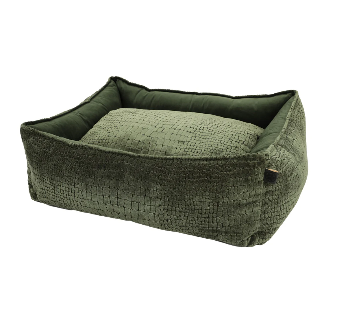 Hondenmand Jacquard olijf groen Petlife Overseas Hondenmand Jacquard olijf groen Petlife Overseas