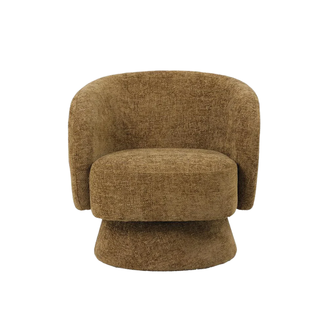 DRAAIBARE FAUTEUIL | CHENILLE | KAKI