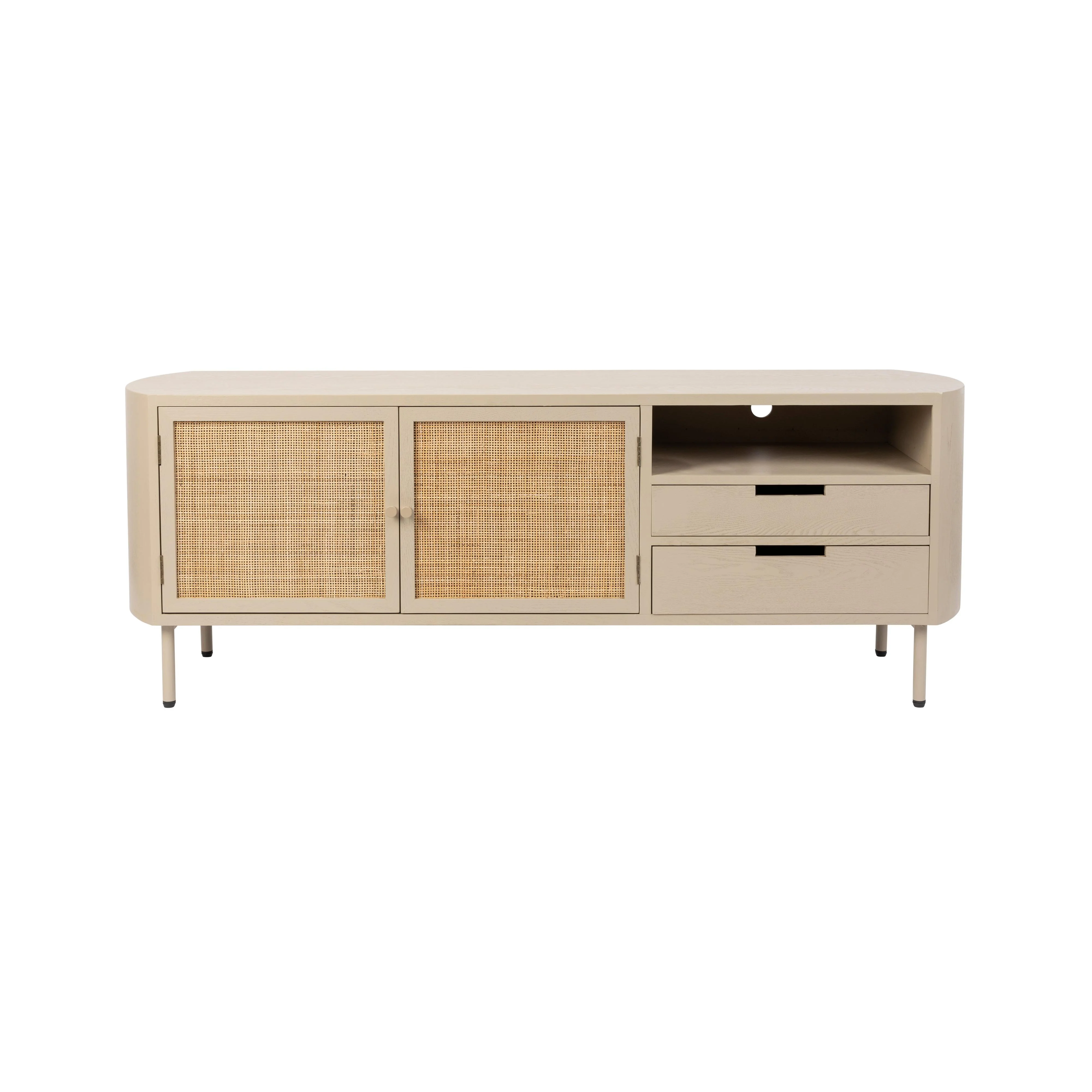 Dressoir Amaya MDF, Metaal Beige 38×150 cm