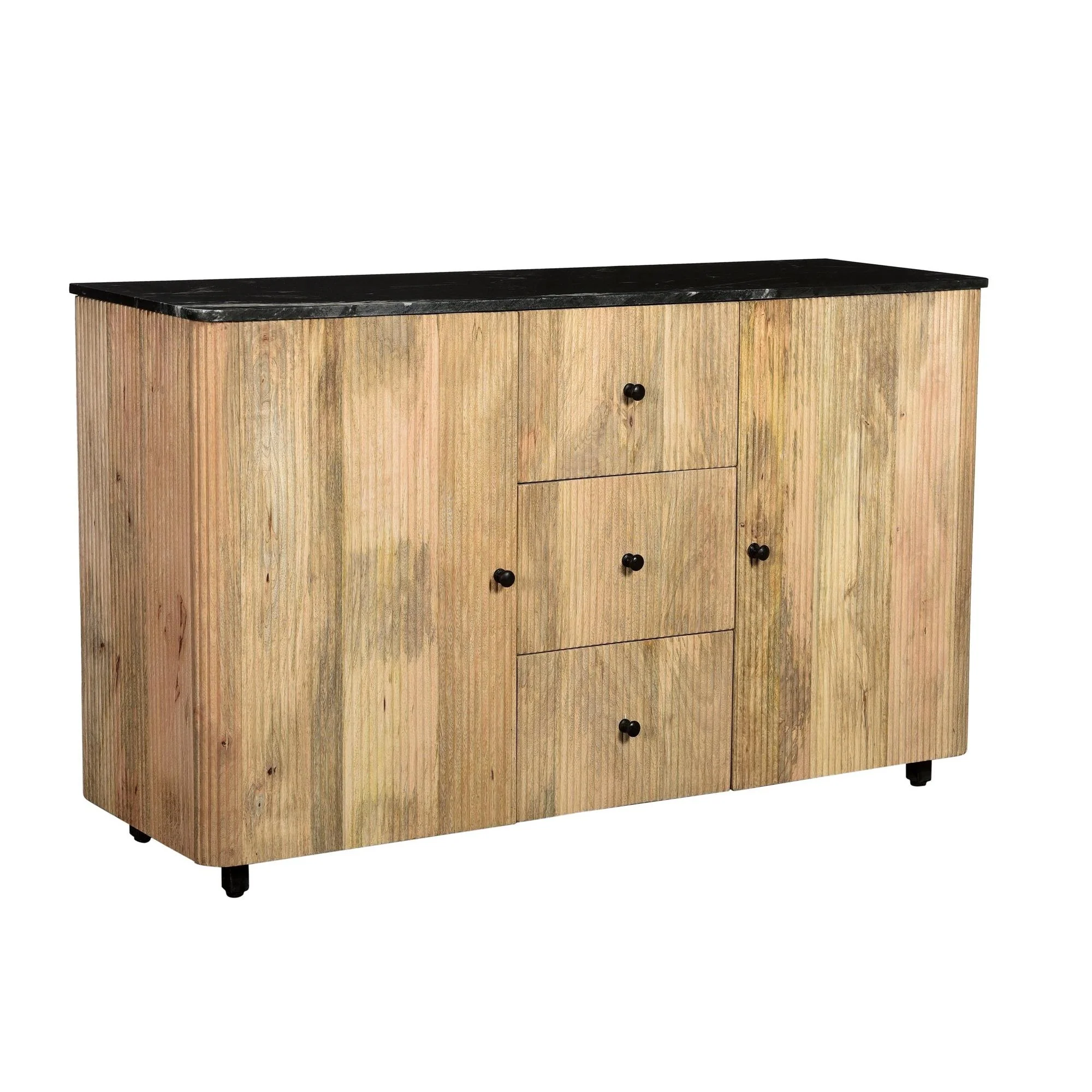 Dressoir Brix Eettafel Mangohout Naturel hout 143×45 cm