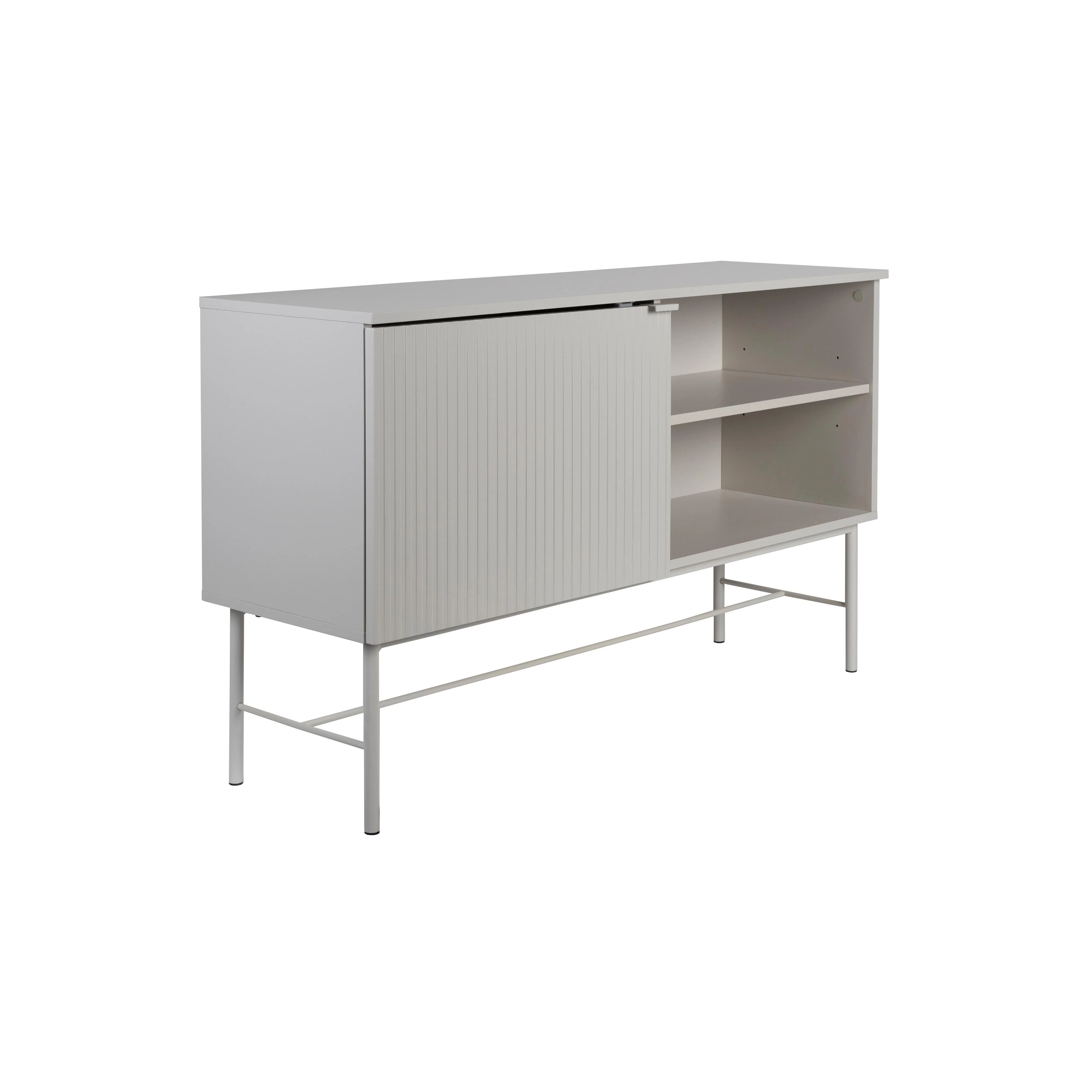 Dressoir Cayo High MDF, Metaal Wit 40×124 cm