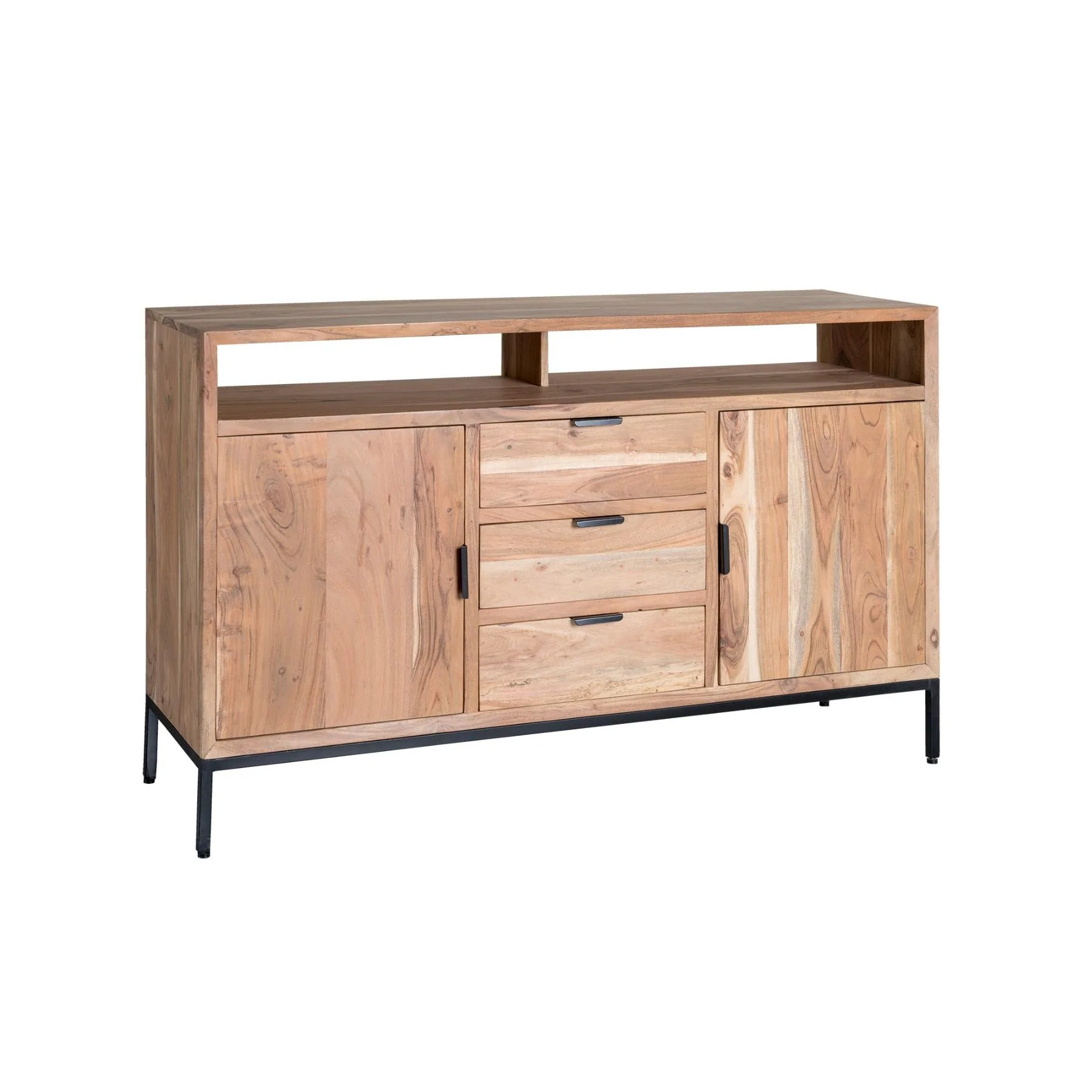 Dressoir Oslo Acasia Acaciahout Naturel hout 140x40x85 cm