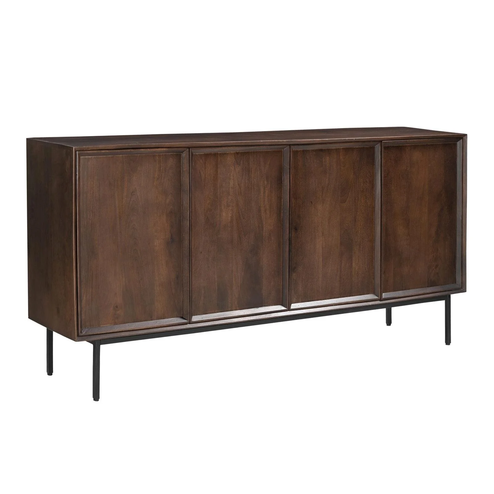 Dressoir Ravenstein Mangohout Bruin 86x40x180 cm