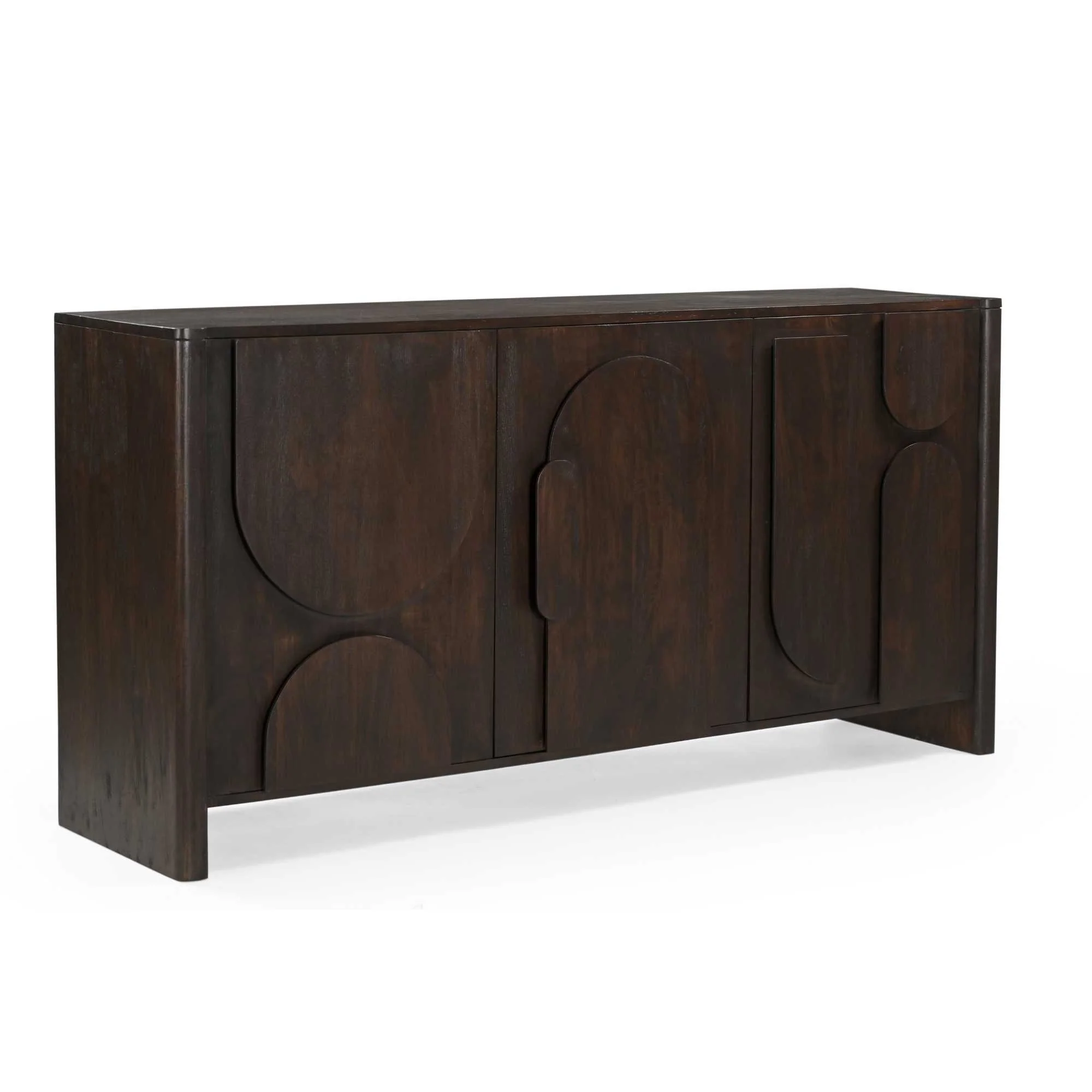 Dressoir Zana Bruin Mangohout 160×40 cm