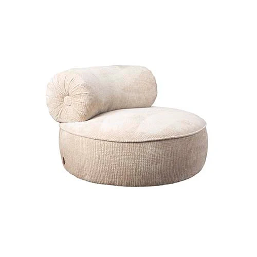 DutchBone – Tilbury Loungestoel Naturel Beige DutchBone – Tilbury Loungestoel Naturel Beige
