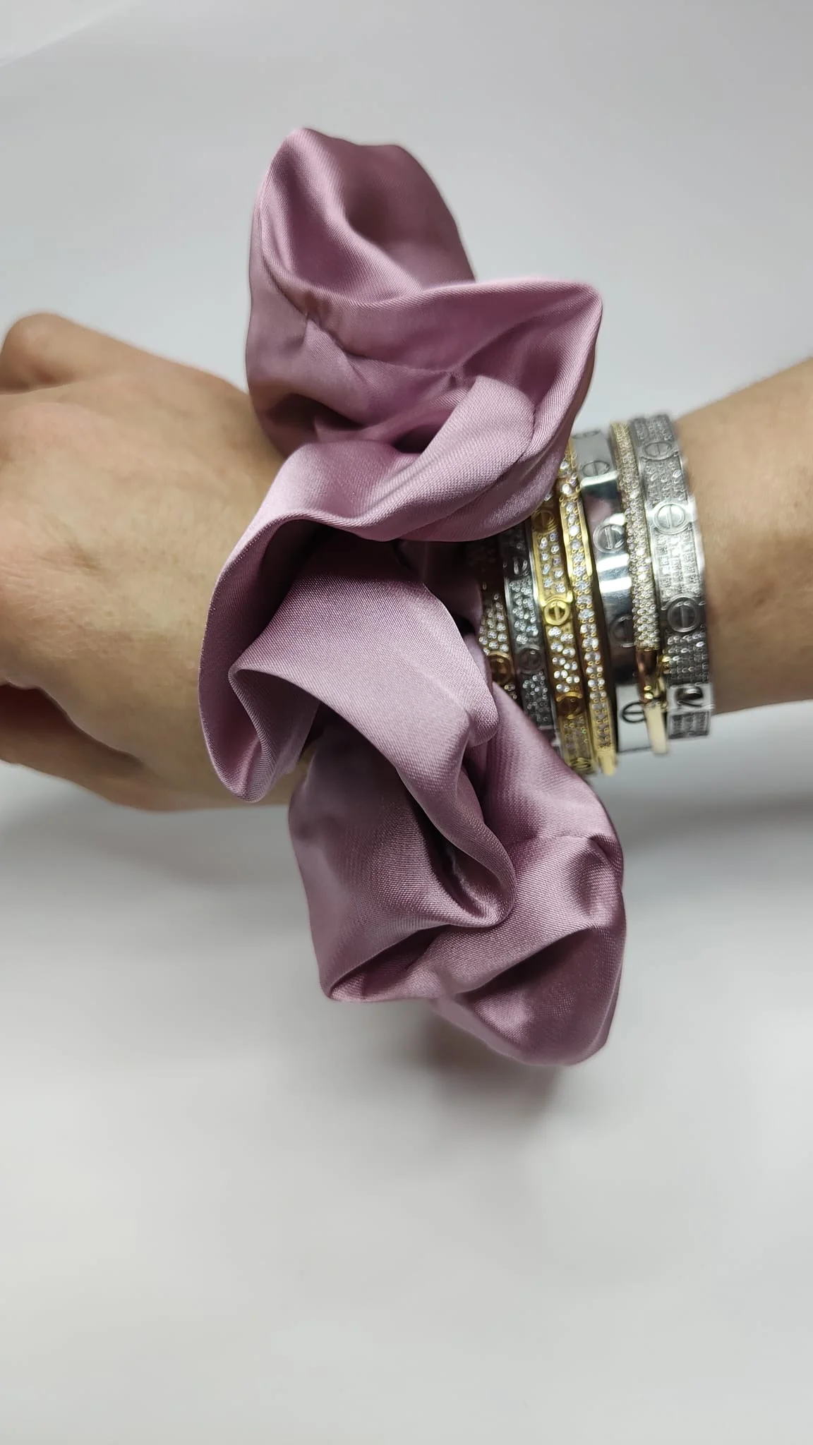 Grote Scrunchie paars Grote Scrunchie paars