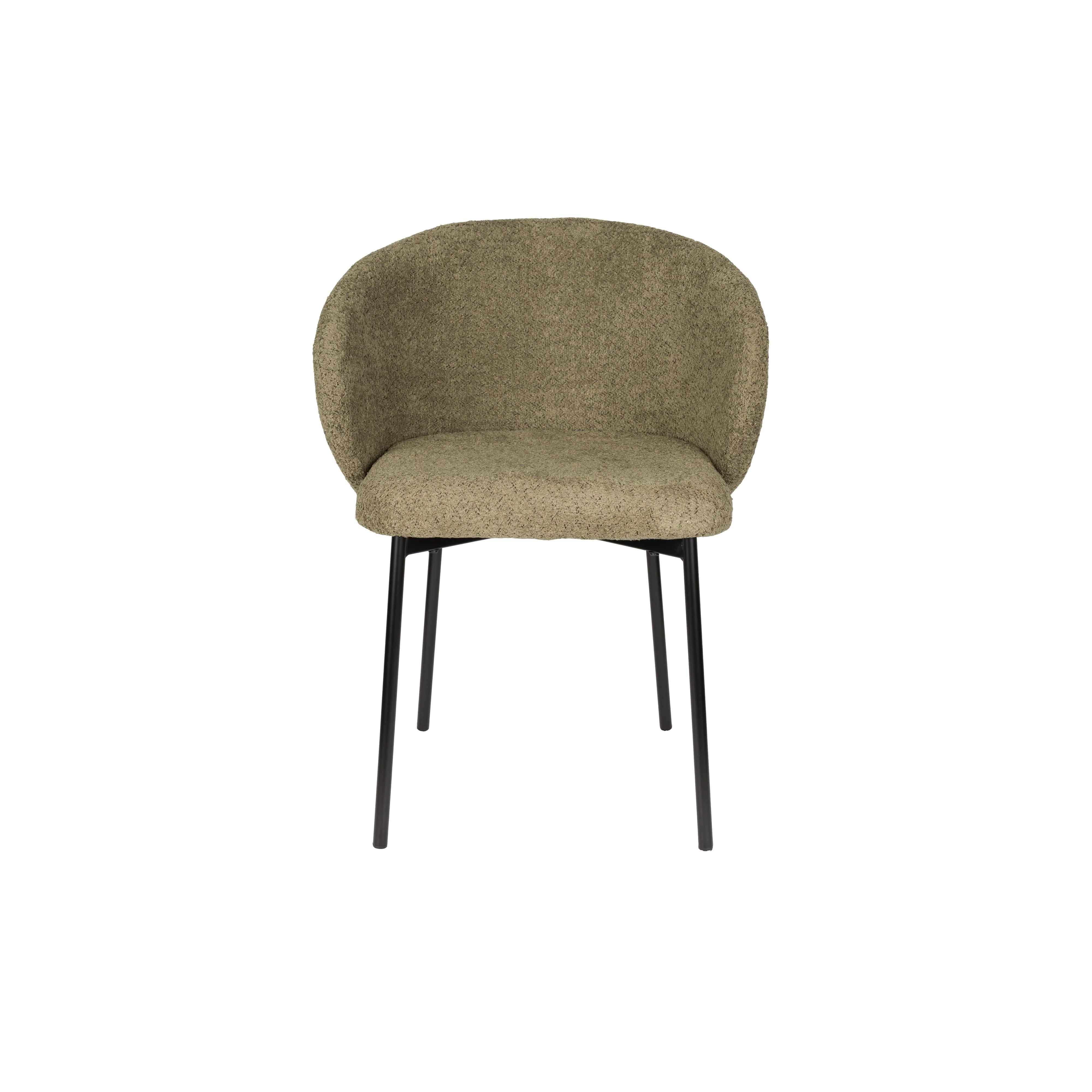 Eetkamerstoel Ayle Moss Polyester Groen 48×58 cm