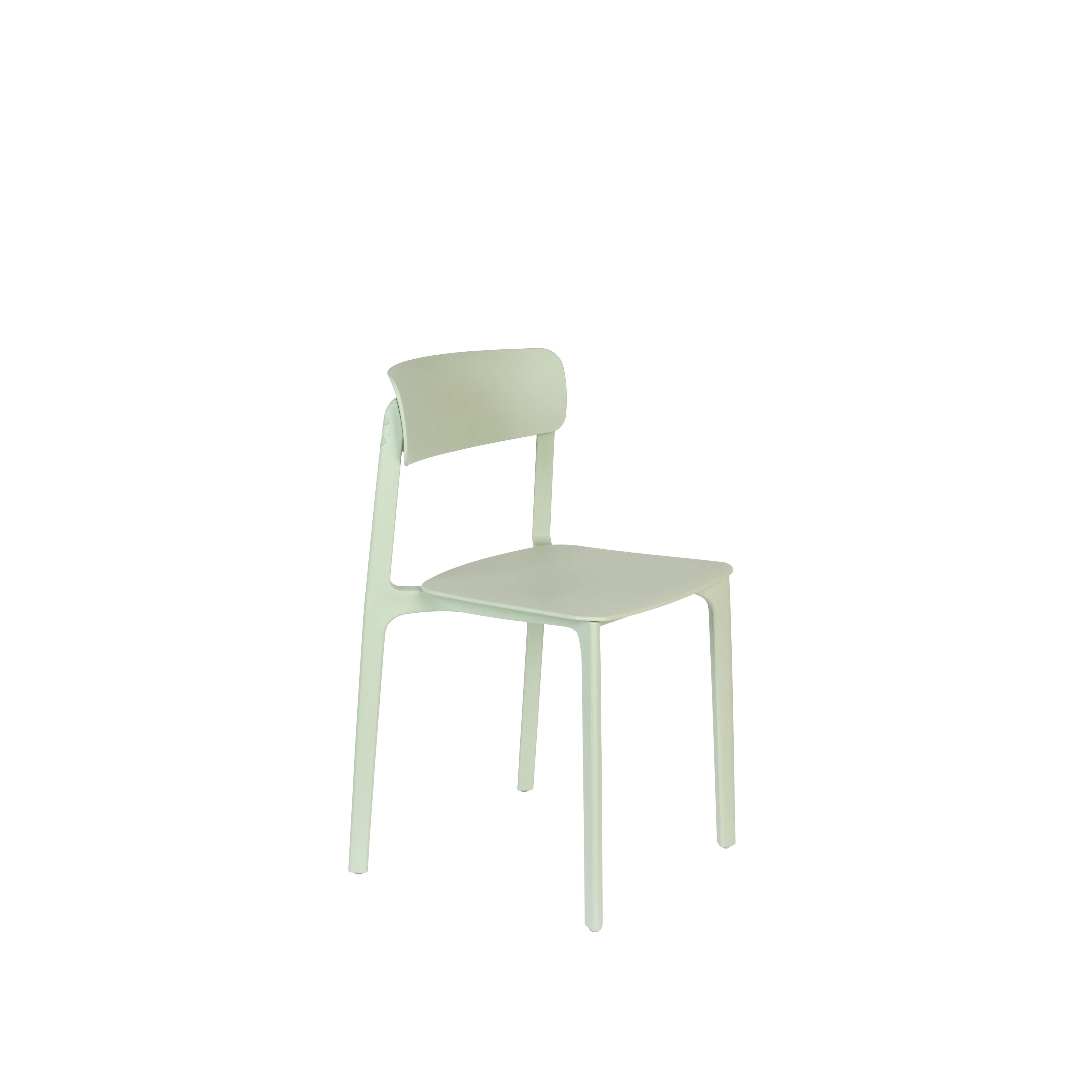 Eetkamerstoel Clive Light Plastic Groen 47×48 cm