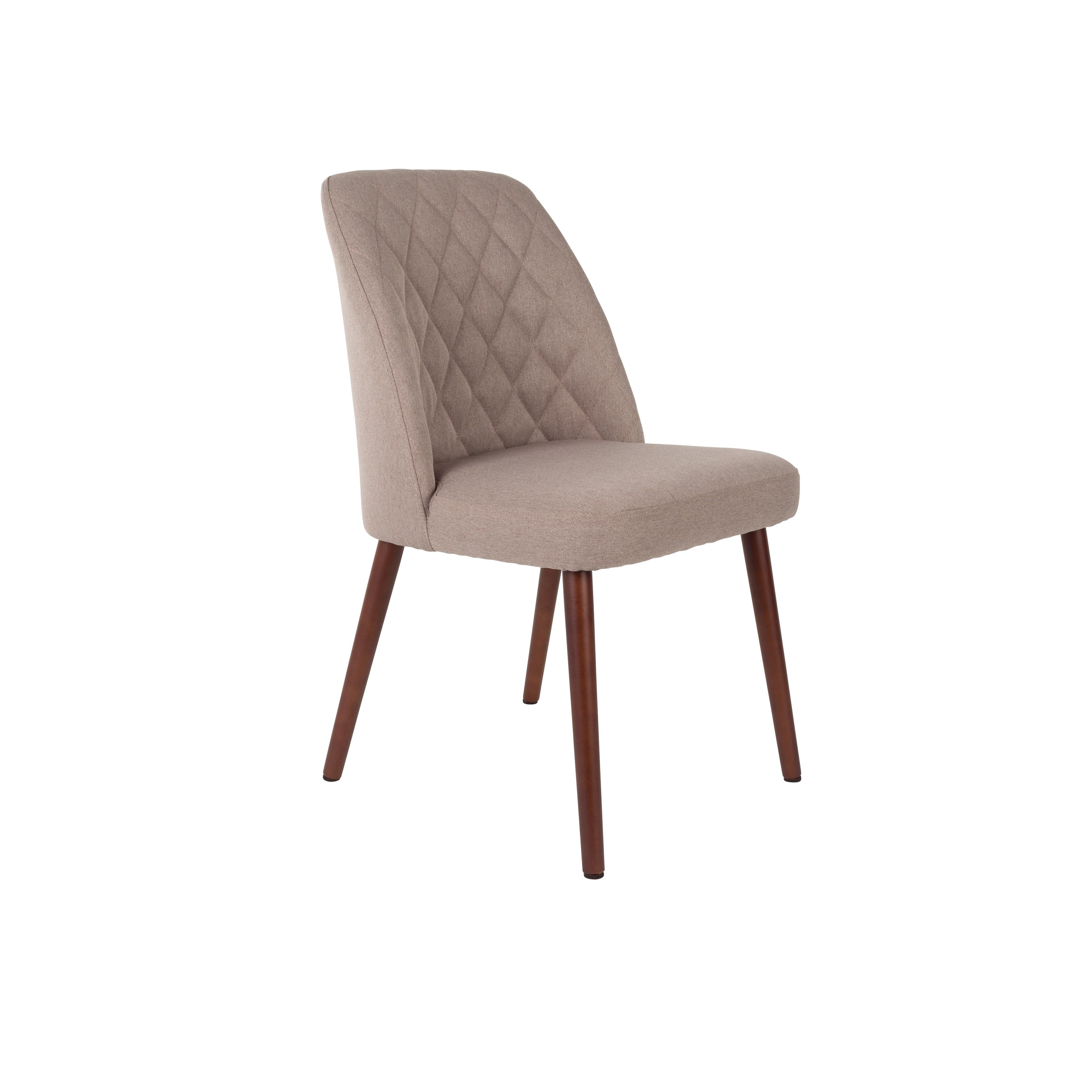 Eetkamerstoel Conway Stof Beige 56×48 cm