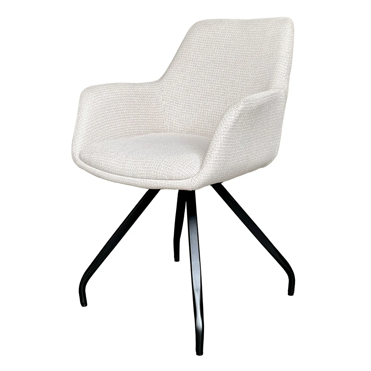 Eetkamerstoel Duke Beige Draaibaar 61 cm
