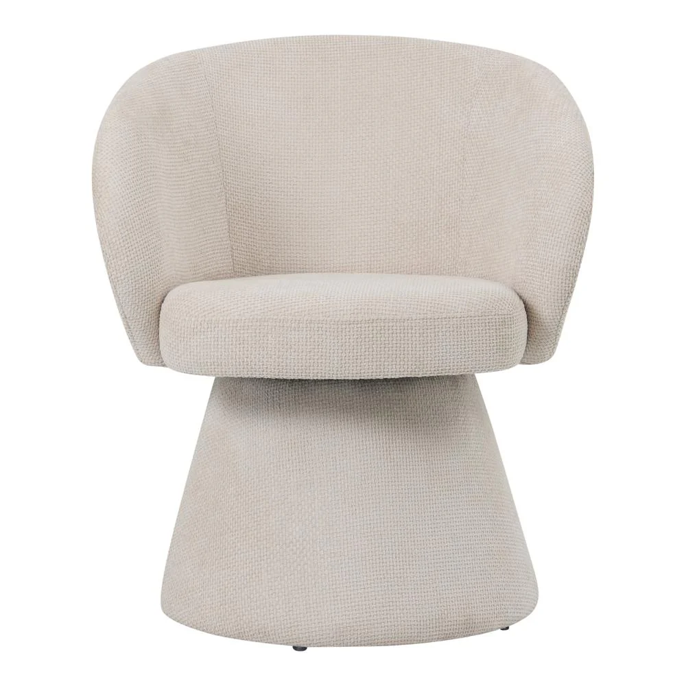 Eetkamerstoel Hermes Polyester Crème