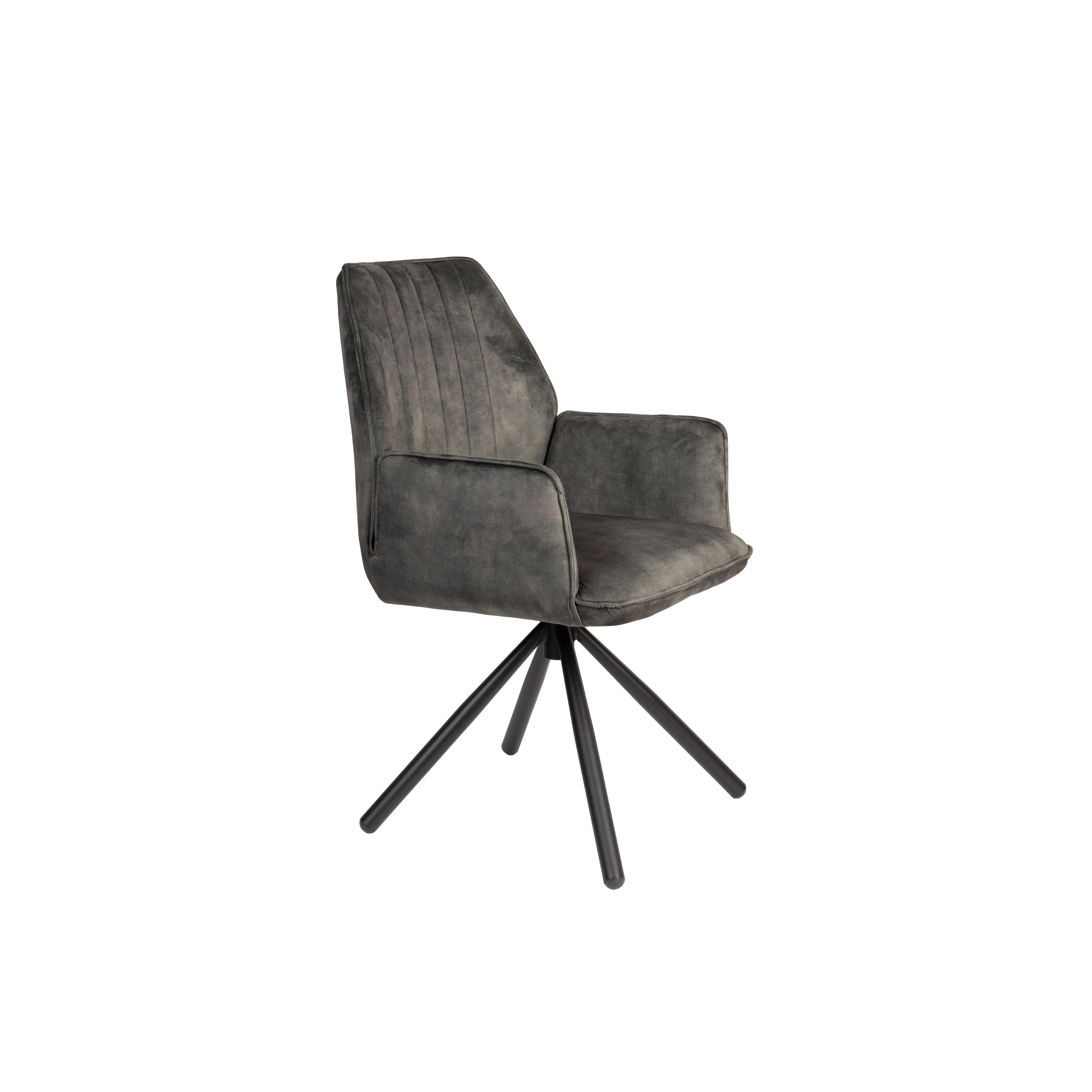 Eetkamerstoel Jamie Moss Plyhout,Polyester Groen 61×56 cm Eetkamerstoel Jamie Moss Plyhout,Polyester Groen 61×56 cm