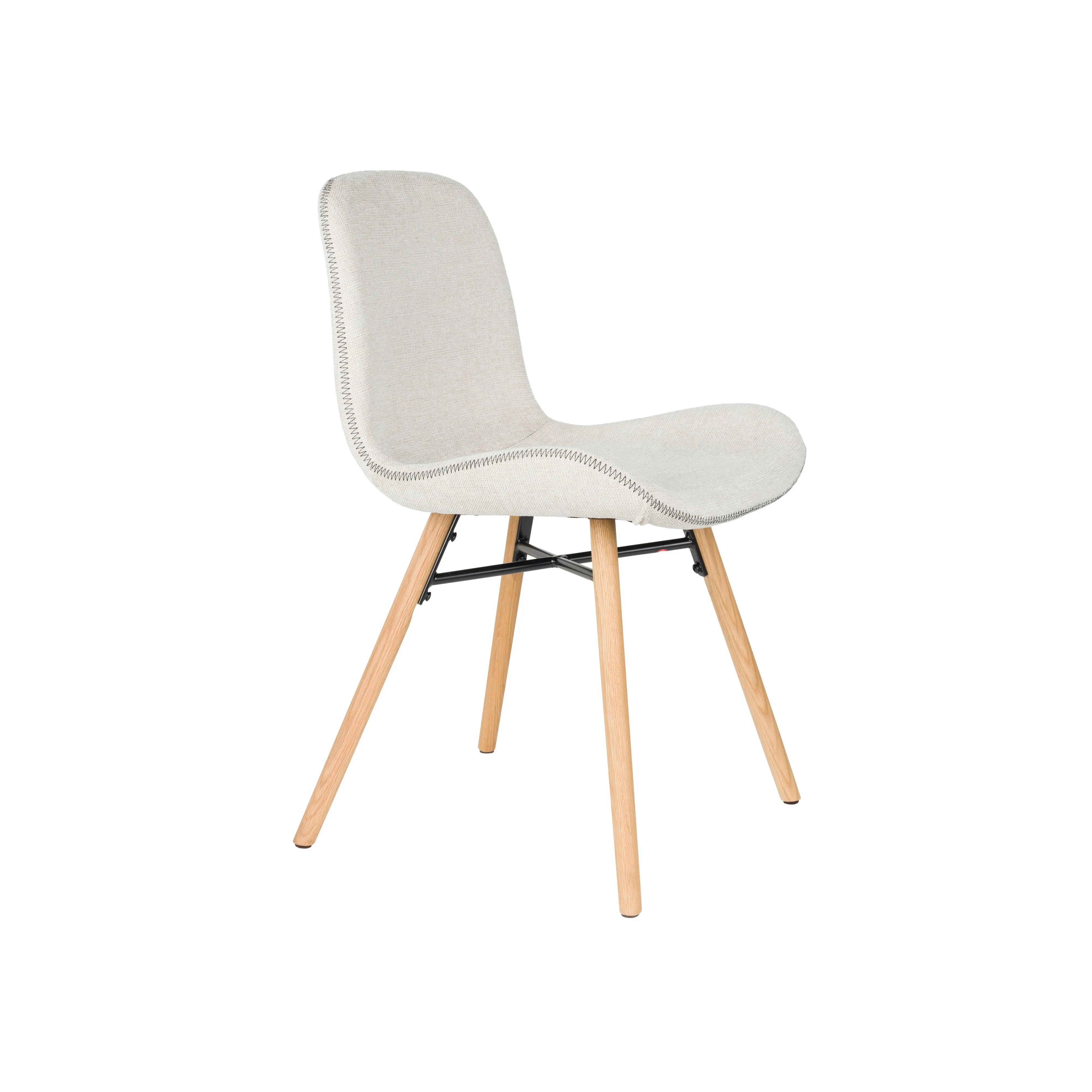 Eetkamerstoel Lester Polyester Beige 51×55.5 cm Eetkamerstoel Lester Polyester Beige 51×55.5 cm