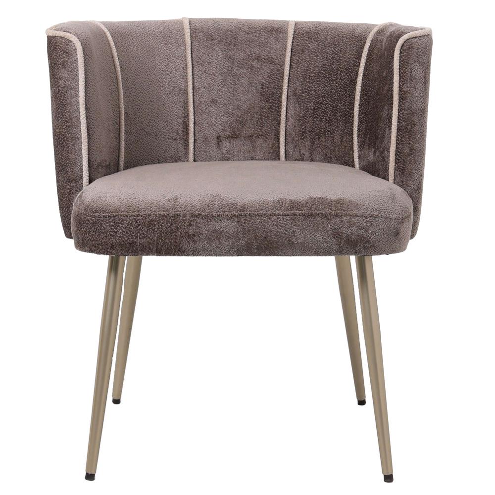 Eetkamerstoel Nell Polyester Bruin Eetkamerstoel Nell Polyester Bruin