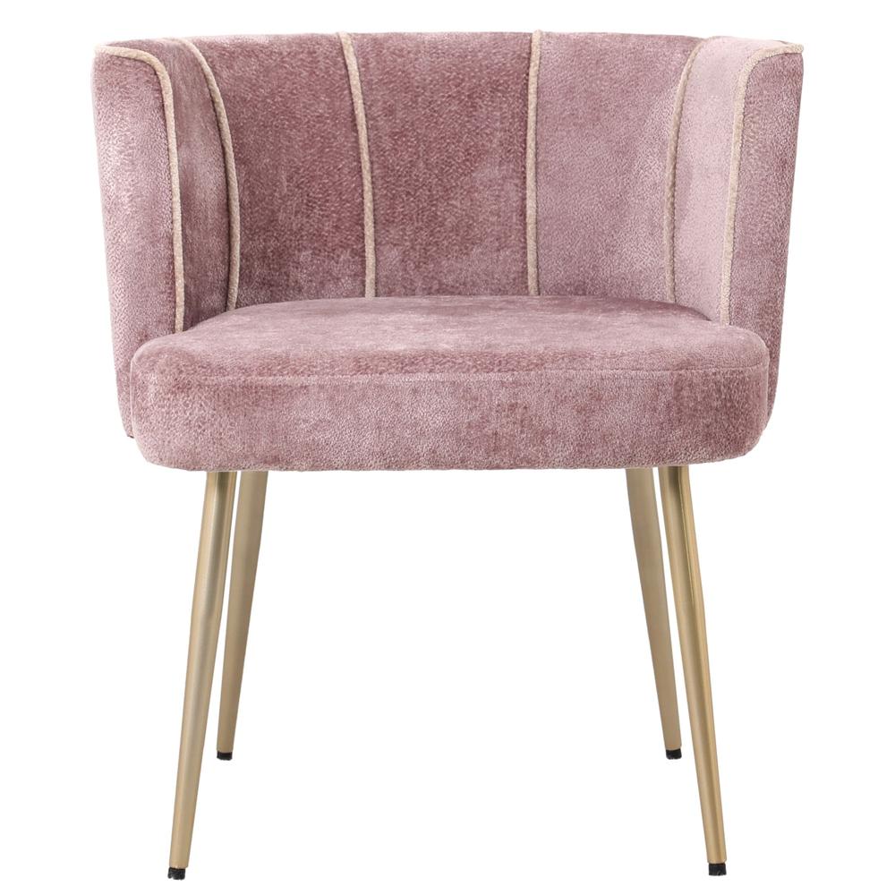 Eetkamerstoel Nell Polyester Roze Eetkamerstoel Nell Polyester Roze