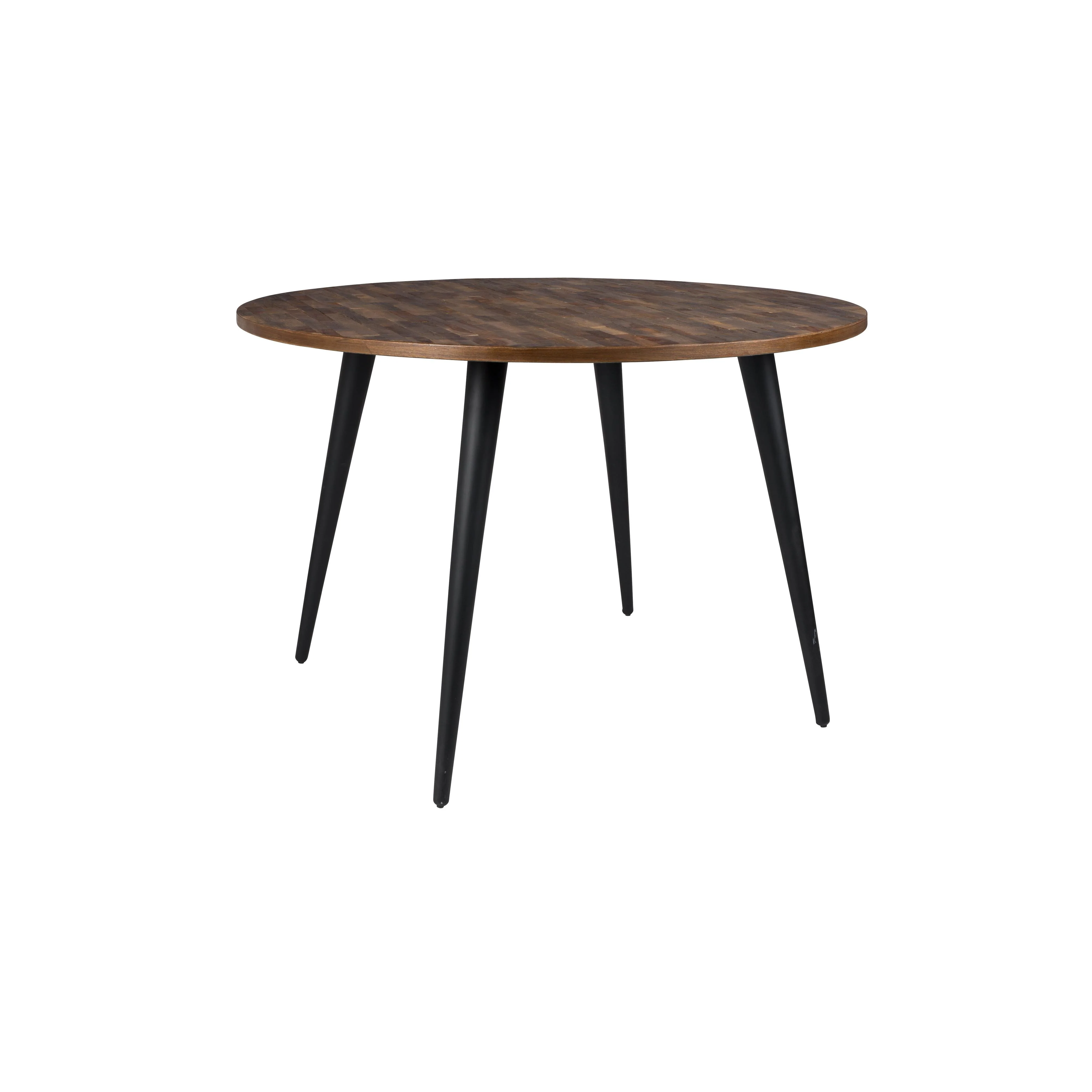 Eettafel Mo 110 Teak Hout Naturel Ø110×76 cm Eettafel Mo 110 Teak Hout Naturel Ø110×76 cm