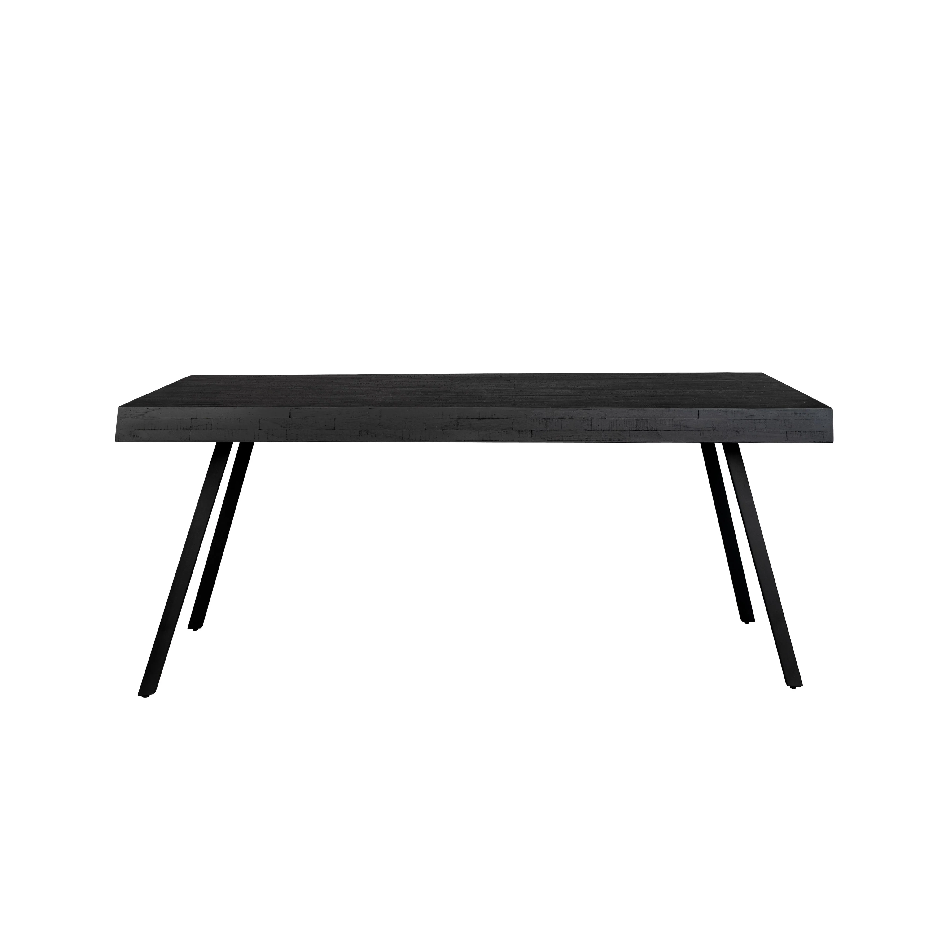 Eettafel Suri Teak Hout Zwart 200×90 cm Eettafel Suri Teak Hout Zwart 200×90 cm