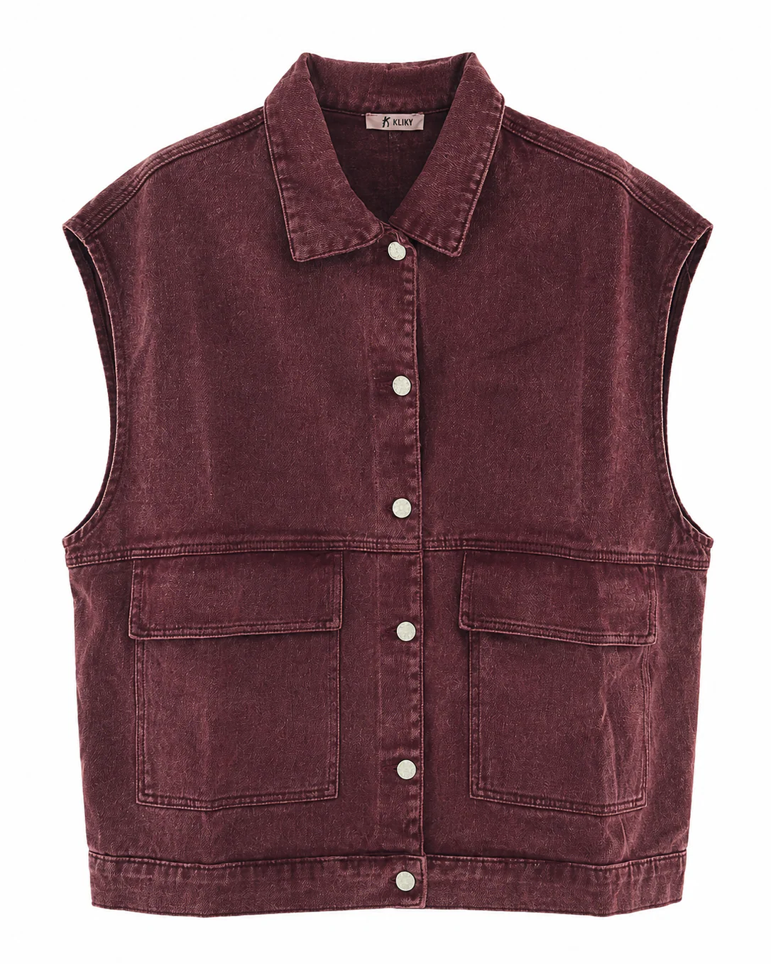 Romy gilet Bordeaux