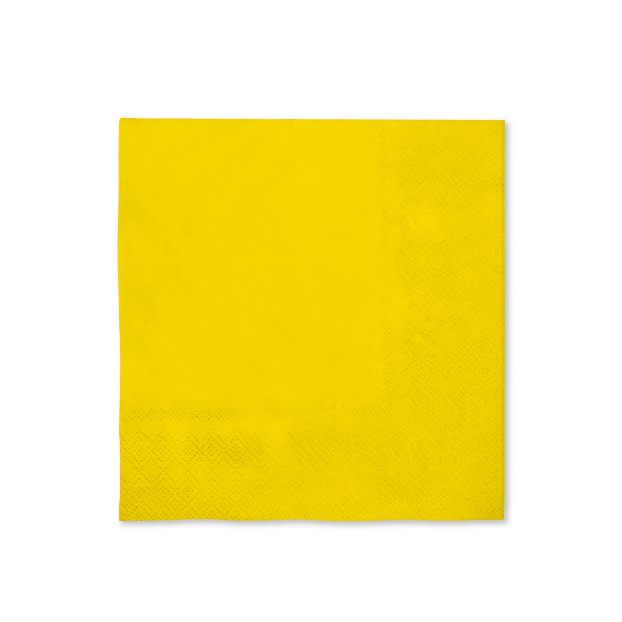 16 Knalgele Servetten 33x33cm