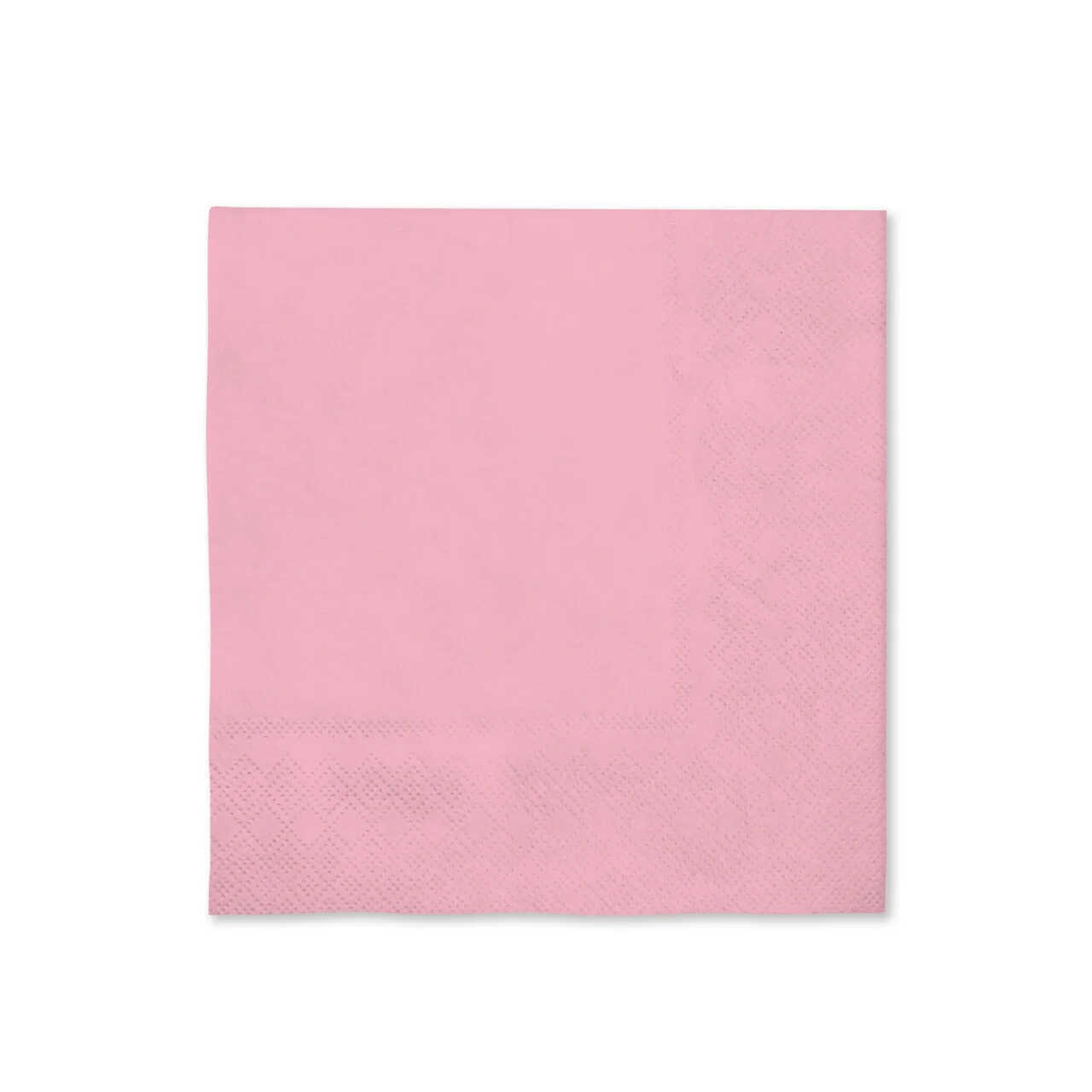 16 Baby Roze Servetten 33x33cm