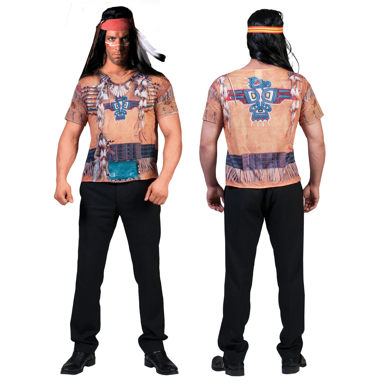 3d Shirt Indiaan Man