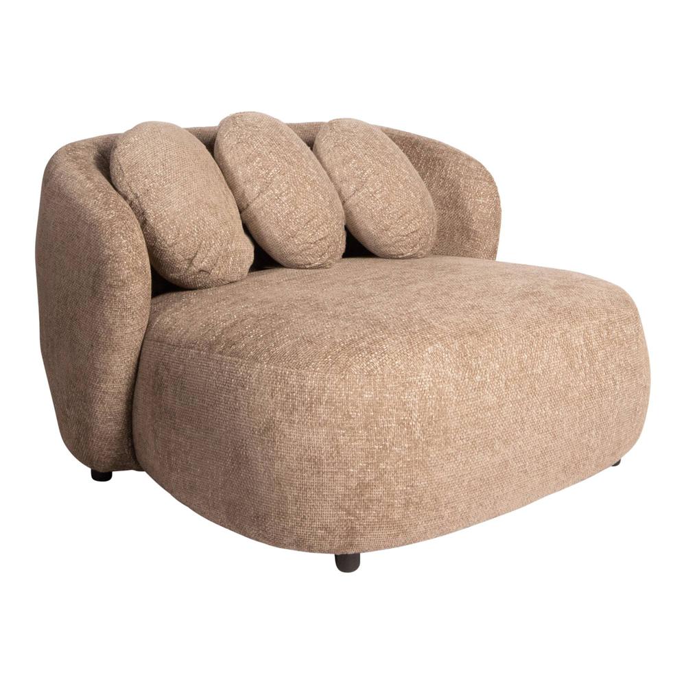 Fauteuil Aphrodite Polyester Beige Taupe Fauteuil Aphrodite Polyester Beige Taupe