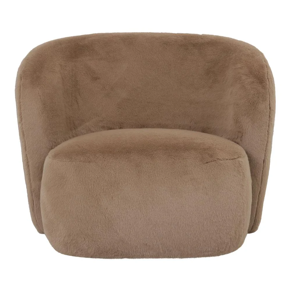 Fauteuil Aphrodite Polyester Bruin Fauteuil Aphrodite Polyester Bruin