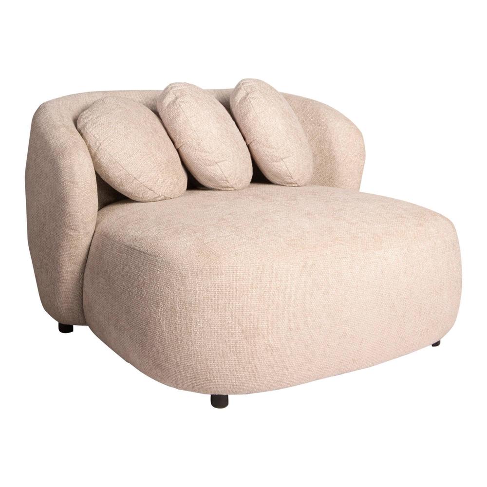 Fauteuil Aphrodite Polyester Crème 116×122 cm Lichtgrijs Fauteuil Aphrodite Polyester Crème 116×122 cm Lichtgrijs