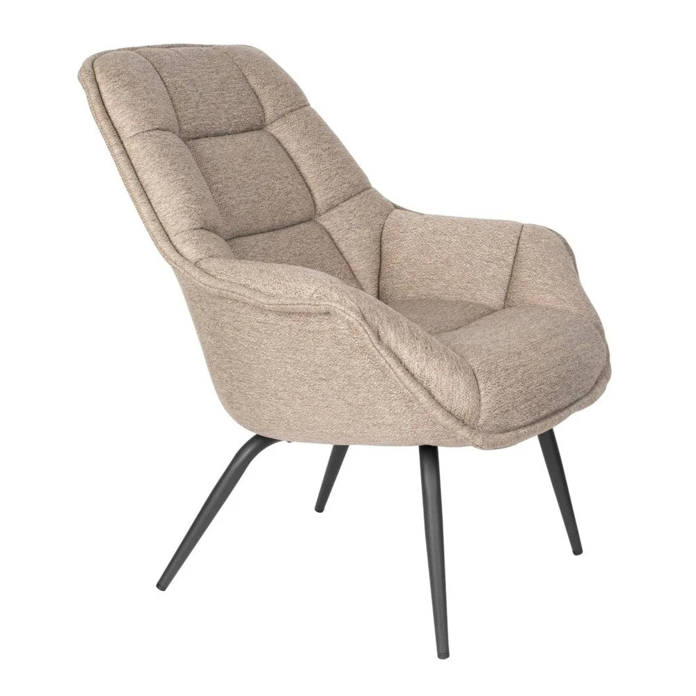 Fauteuil Comfortable Thomas Polyester Bruin 85×77 cm Fauteuil Comfortable Thomas Polyester Bruin 85×77 cm