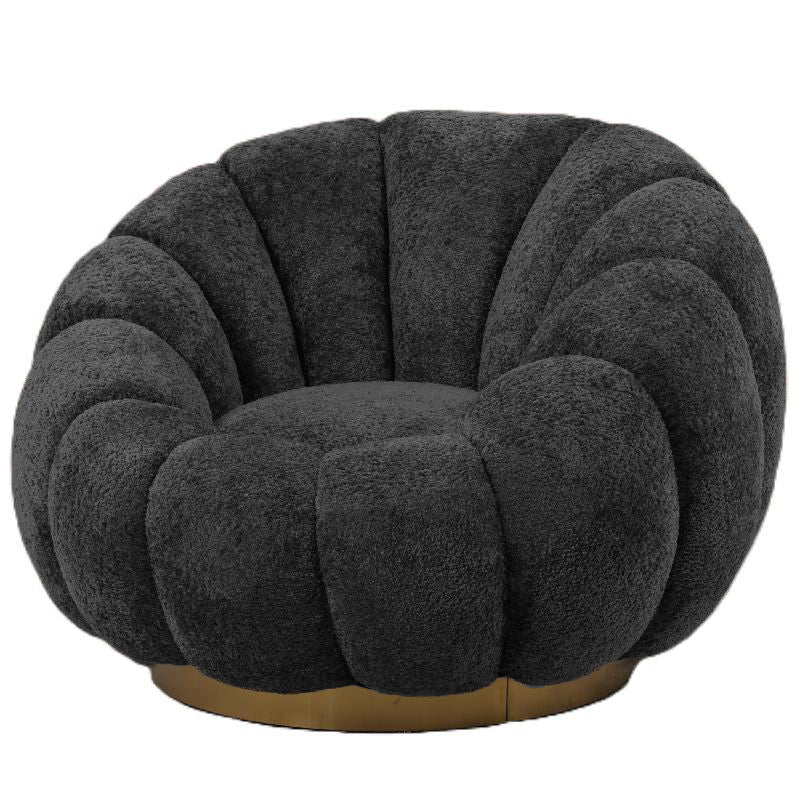 Fauteuil Daisy Polyester Antraciet Fauteuil Daisy Polyester Antraciet