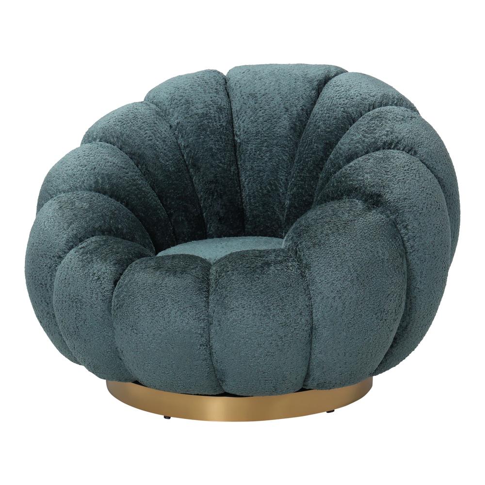 Fauteuil Daisy Polyester Geel Petrol Fauteuil Daisy Polyester Geel Petrol