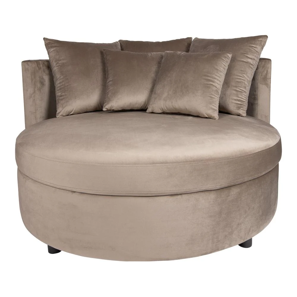 Fauteuil Fayen Polyester Beige Fauteuil Fayen Polyester Beige