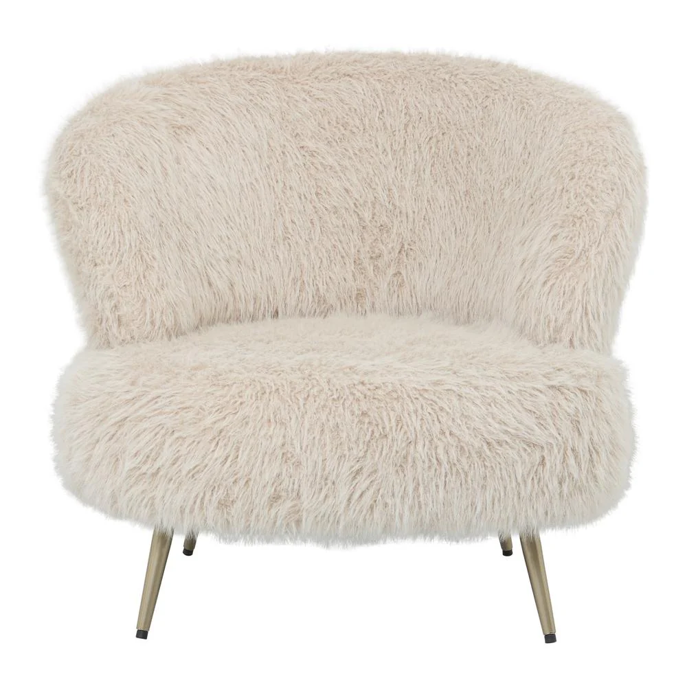 Fauteuil Franklyn Polyester Beige Fauteuil Franklyn Polyester Beige