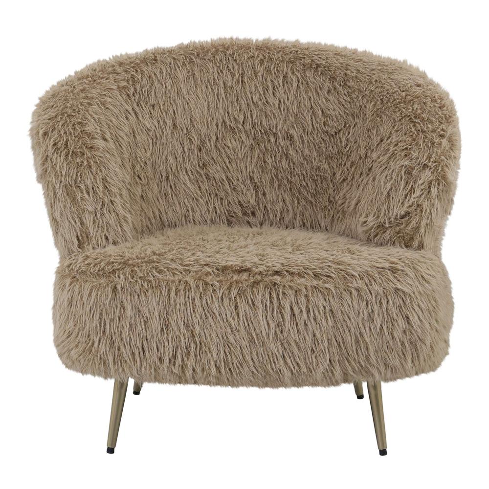 Fauteuil Franklyn Polyester Bruin Fauteuil Franklyn Polyester Bruin