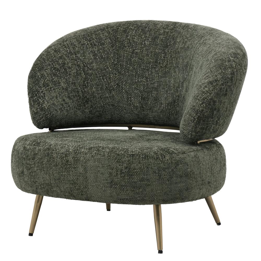 Fauteuil Franklyn Polyester Groen Olijfgroen Fauteuil Franklyn Polyester Groen Olijfgroen