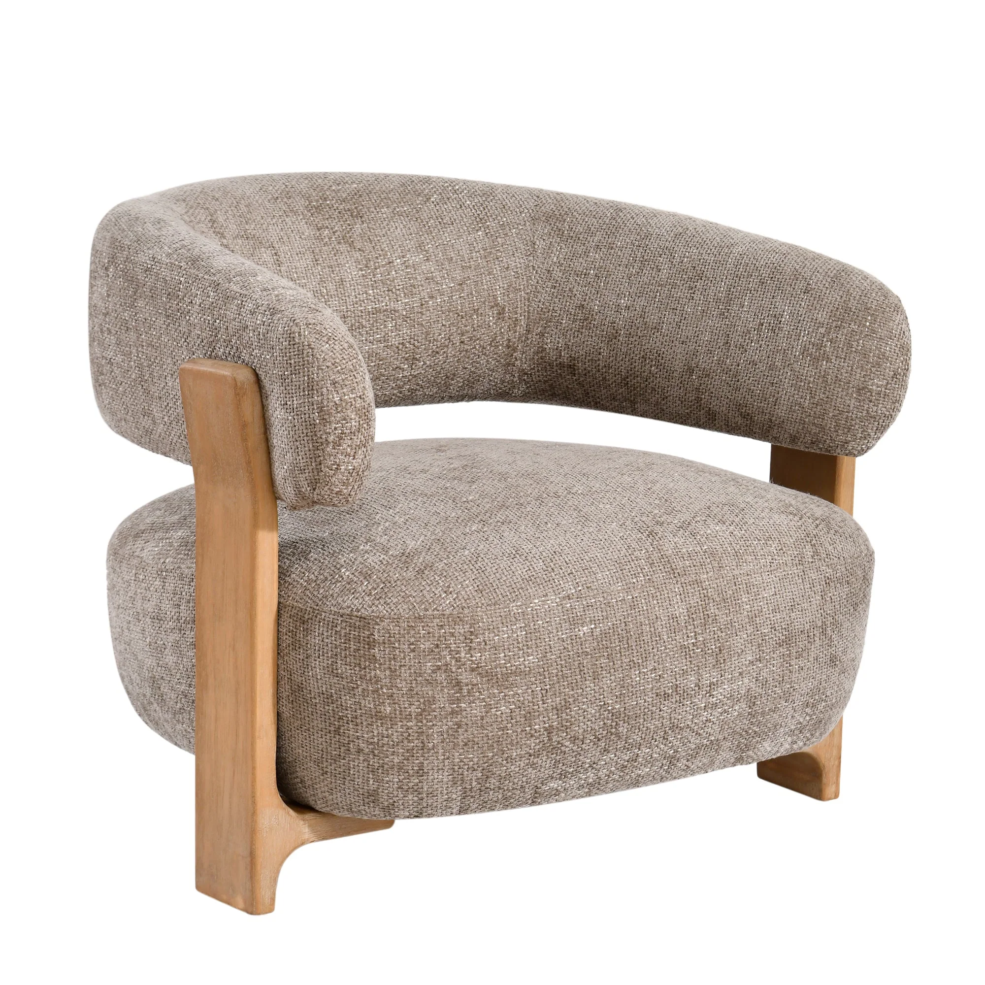 Fauteuil Mire Polyester Beige Fauteuil Mire Polyester Beige