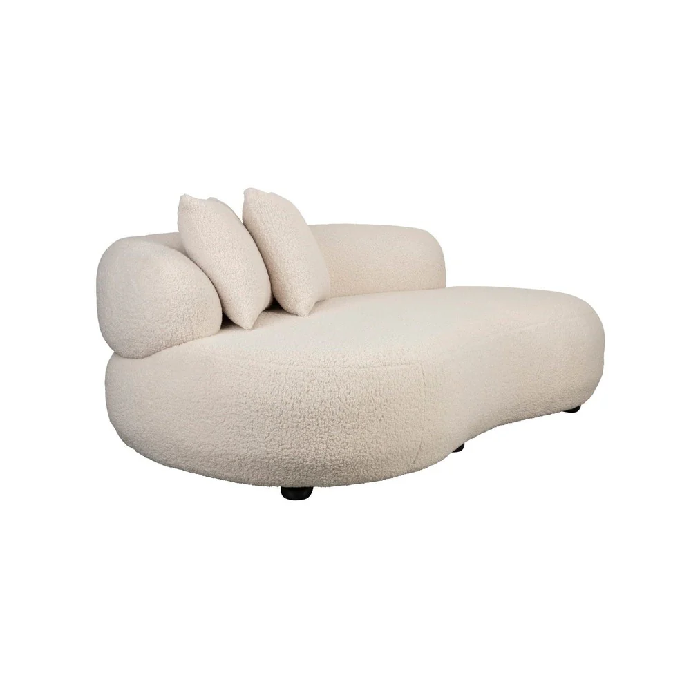 Fauteuil Sofa Noxx Polyester Wit 115×185 cm Fauteuil Sofa Noxx Polyester Wit 115×185 cm