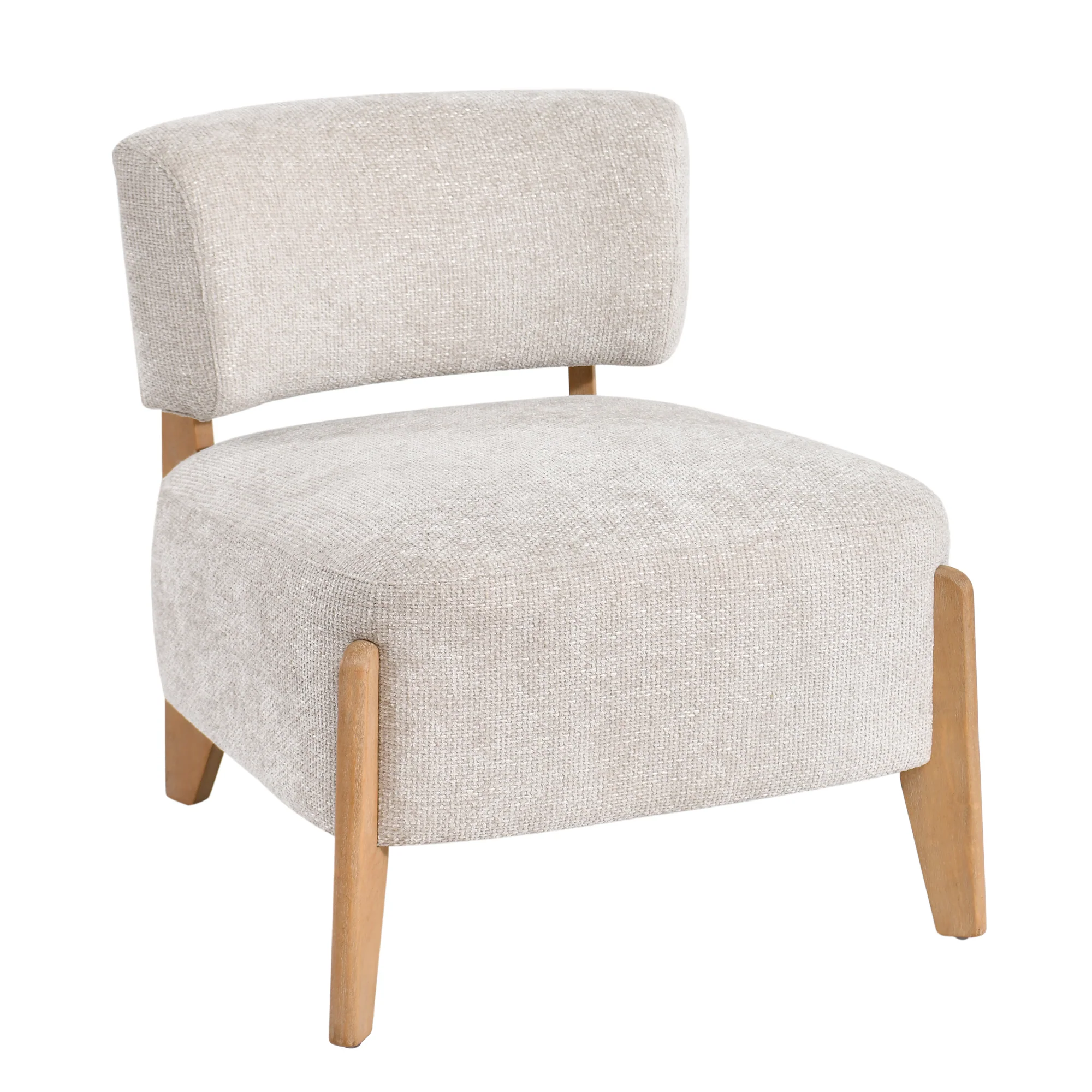 Fauteuil Vale Polyester Wit Fauteuil Vale Polyester Wit