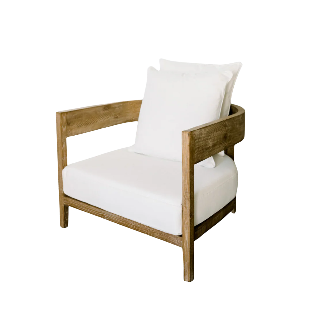 JUUL FAUTEUIL | EIKEN | CANVAS | WIT JUUL FAUTEUIL | EIKEN | CANVAS | WIT