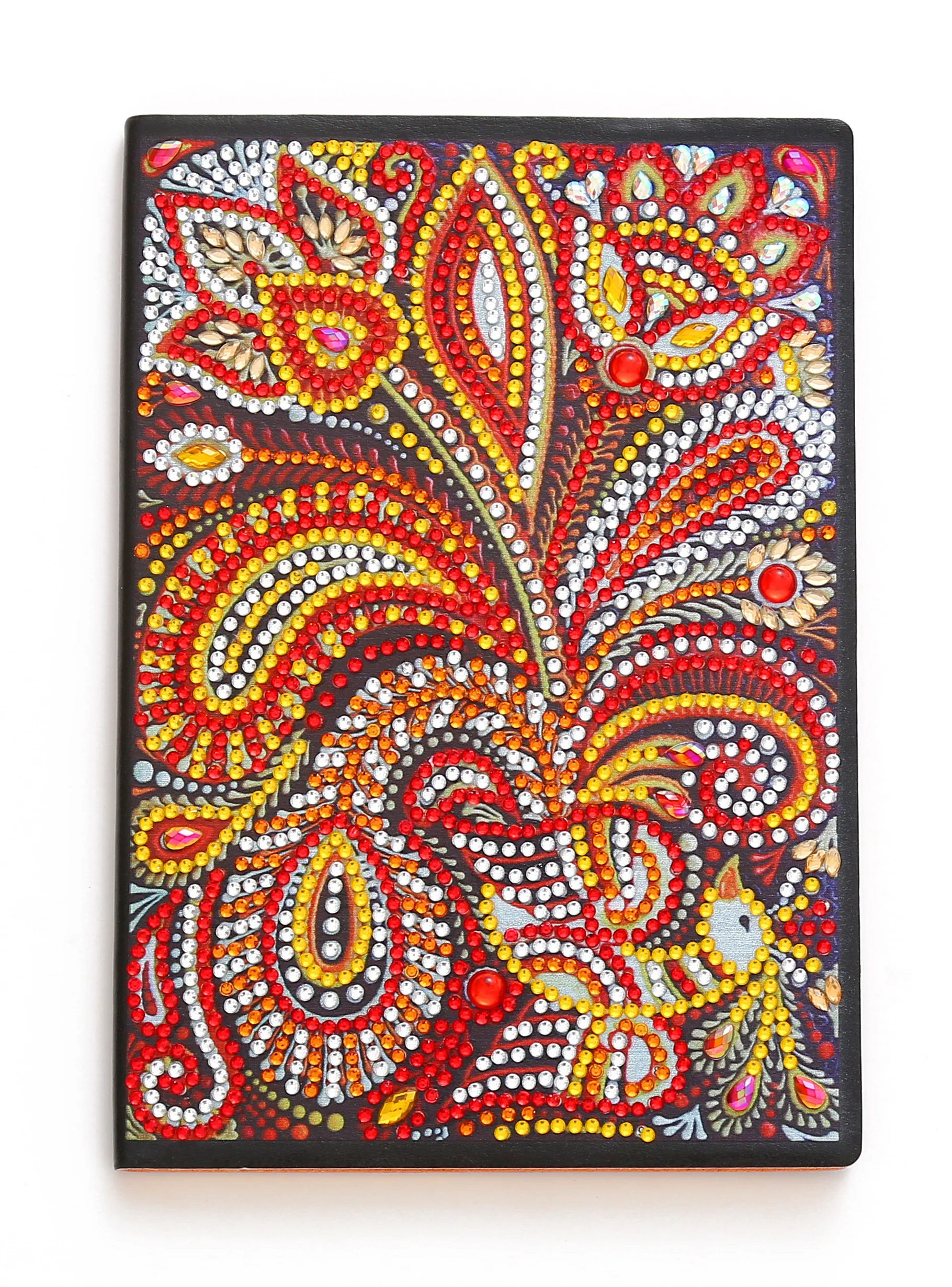 Diamond Painting Notitieboek – Rode Bloemen
