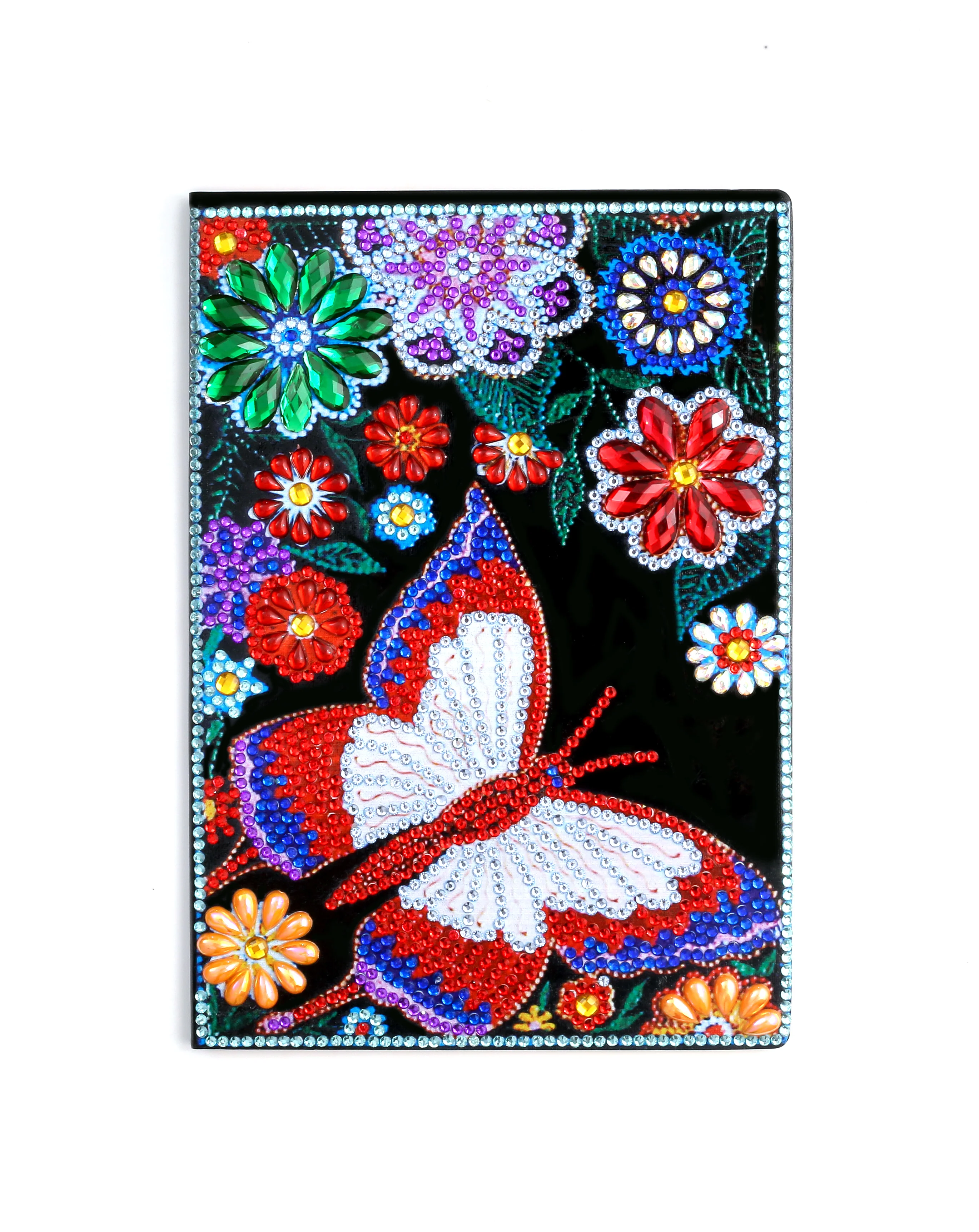Diamond Painting Notitieboek – Vlinder en Bloemen