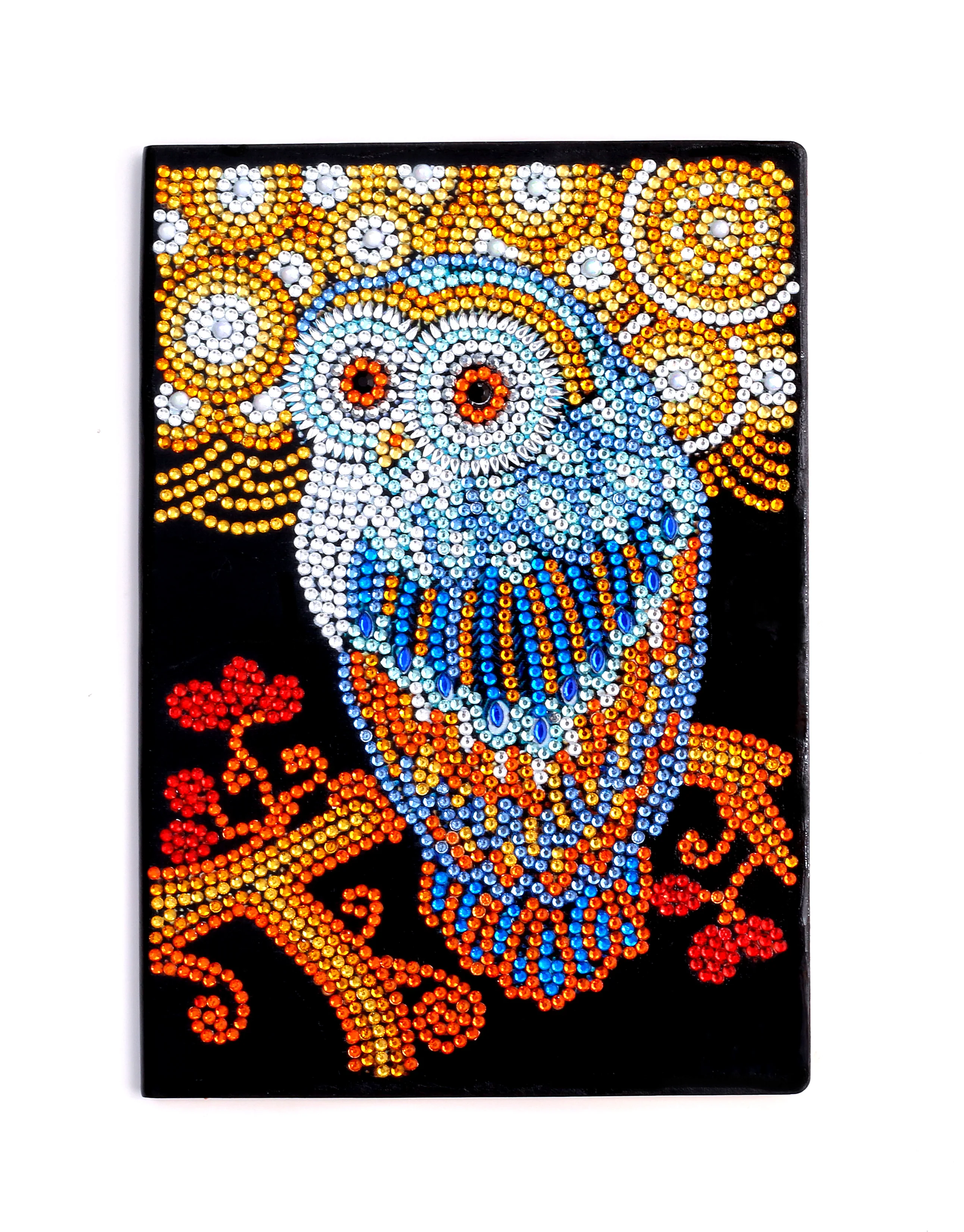 Diamond Painting Notitieboek – Blauwe Uil