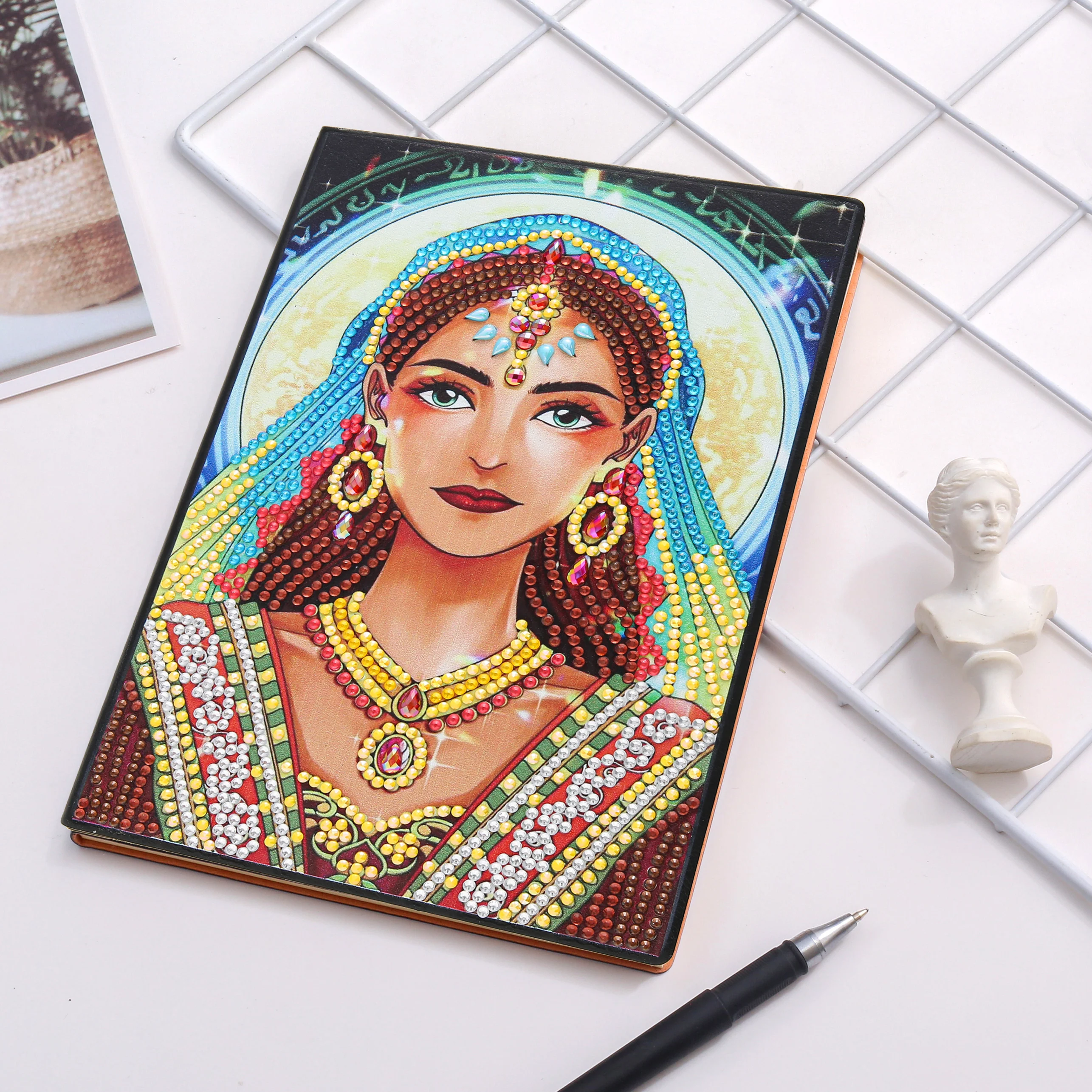 Diamond Painting Notitieboek – Prachtige Vrouw