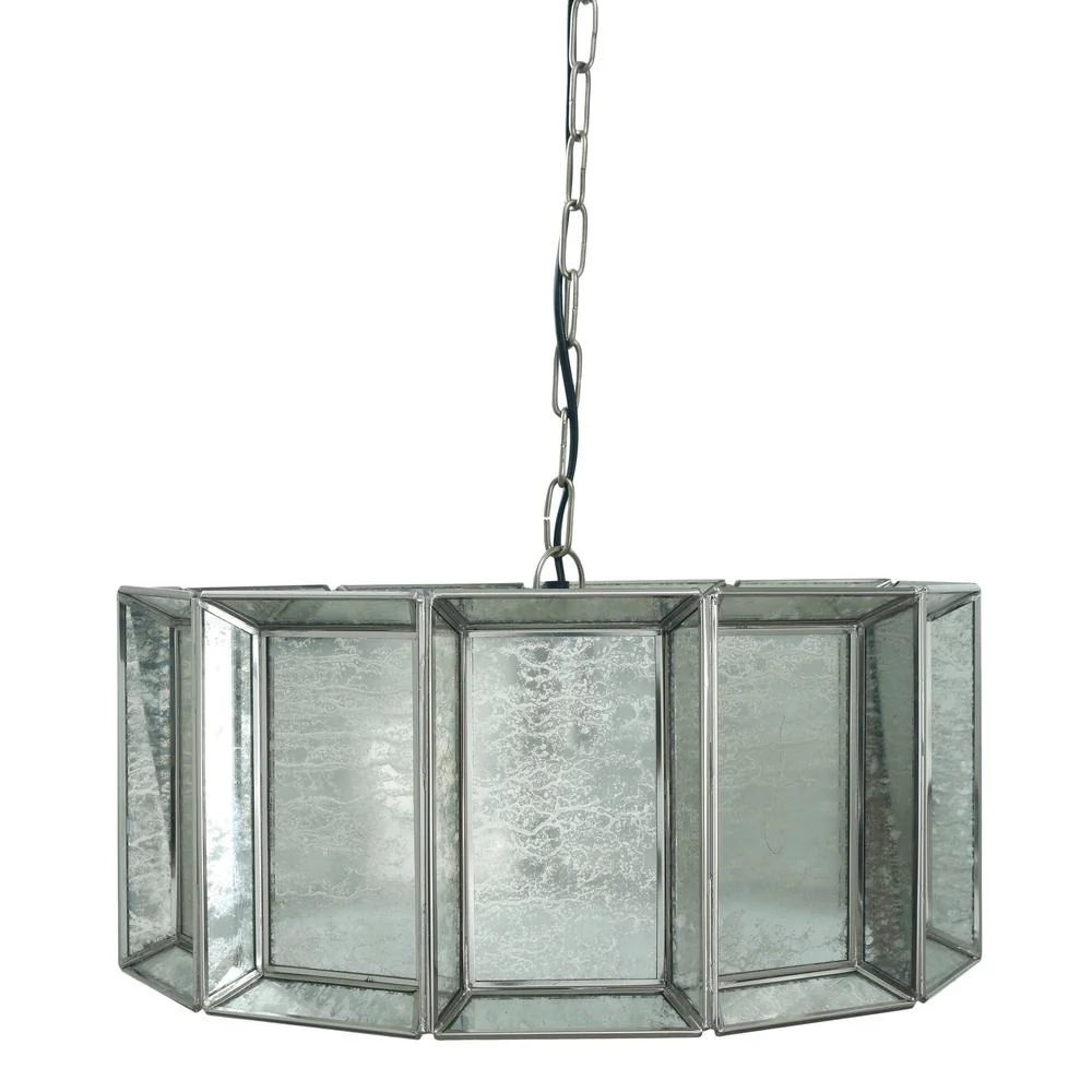 Hanglamp Cenna Brass Glas Geel 46x46x20 cm Hanglamp Cenna Brass Glas Geel 46x46x20 cm