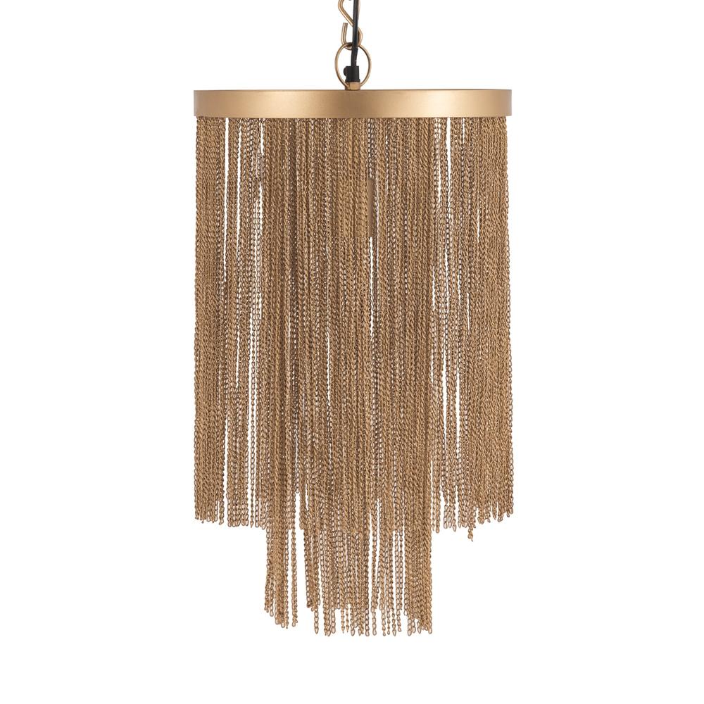 Hanglamp Tijdloze Uit Geel 30x30x50 cm