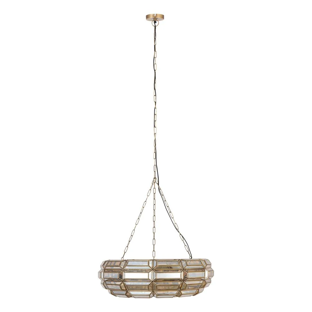 Hanglamp Tijdloze Uit Geel 70x70x21 cm